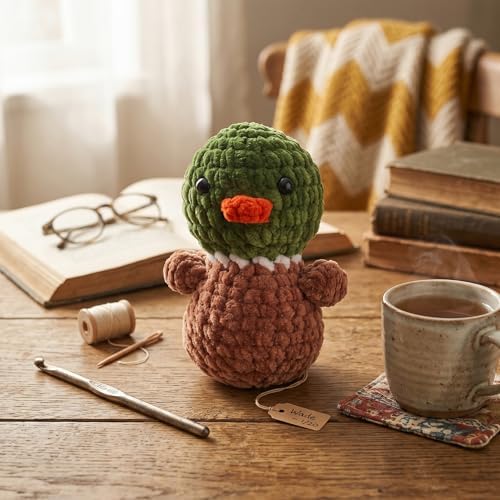 Alternative view of Amigurumi Ördek Tığ Kiti Örgü Seti