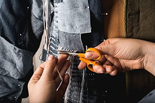 Alternative view of Fiskars Kavisli bıçaklı manikür/nakış makası, Toplam uzunluk: 10 cm, Sağ ve sol elini kullananlar için, Paslanmaz çelik bıçaklar/plastik saplar, Klasik, 1005144