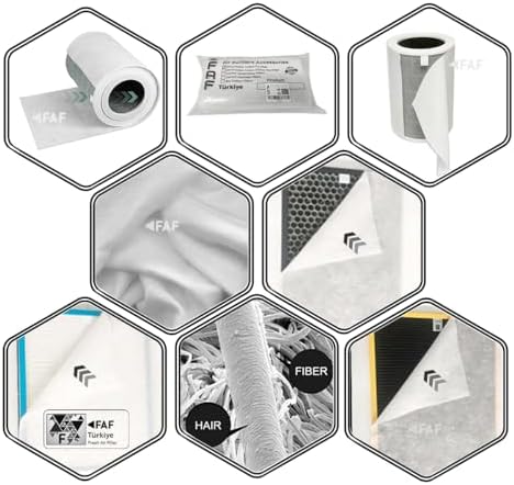 Faf Fresh Air Filter 10/Pcs Electrostatic Dust Trap Pre-filter For  Purifier Serileri İle Uyumlu Hava Temizleyici Filtre Üstü Elektrostatik Toz Tutucu Koruyucu (3000i Serisi / AC3033-AC3039)