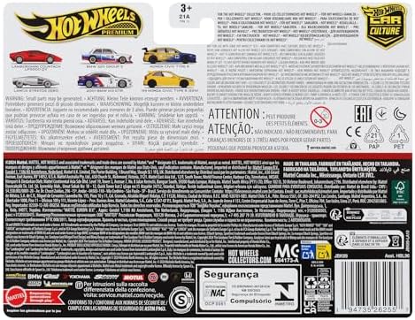 Alternative view of 1:64 ölçekli araçlardan oluşan Premium Car Culture 2'li paket, benzersiz çiftler, Real Riders tekerlekler, Metal/Metal şasi, koleksiyonculara uygun hediye, JBK99