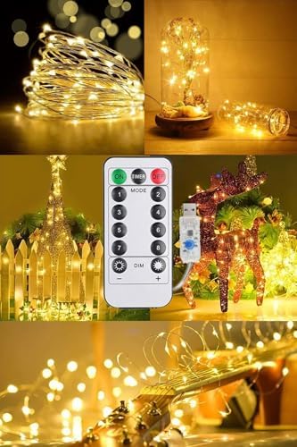 Günışığı Renk Uzaktan Kumandalı Ve Fonksiyonlu 10 Metre Usb Peri Led Parti Kutlama Aydınlatma