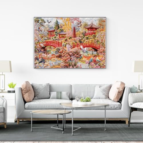 Puzzle - Japon Bahçesi,3000 Parça Puzzle, #4938