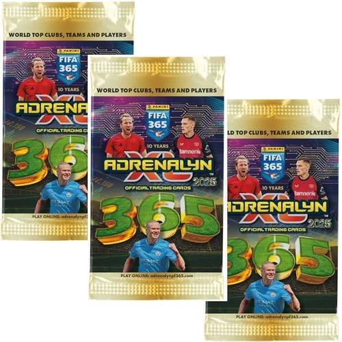 Futbol Koleksiyon Kartı Panini Adrenalyn XL 3'lü Paket 2024-2025 - En İyi Kulüpler, Takımlar ve Oyuncular - Resmi Koleksiyon Futbol Kartları - Görsel 2