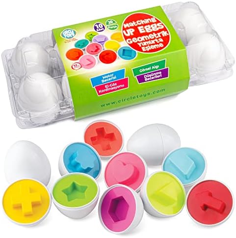 Circle Toys 10’lu Geometrik Yumurta