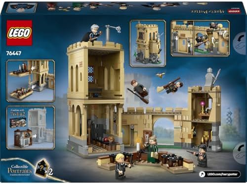 Alternative view of Harry Potter Hogwarts Şatosu: Uçuş Dersleri 76447-9 Yaş ve Üzeri Çocuklar ve Yetişkinler için Koleksiyonluk Oyuncak Yapım Seti, Doğum Günü Hediyesi (651 Parça)