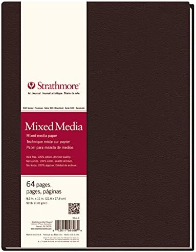 Strathmore Mixed Media Art Journal 21,6 x 27,9 cm, 64 sayfa (32 yaprak)