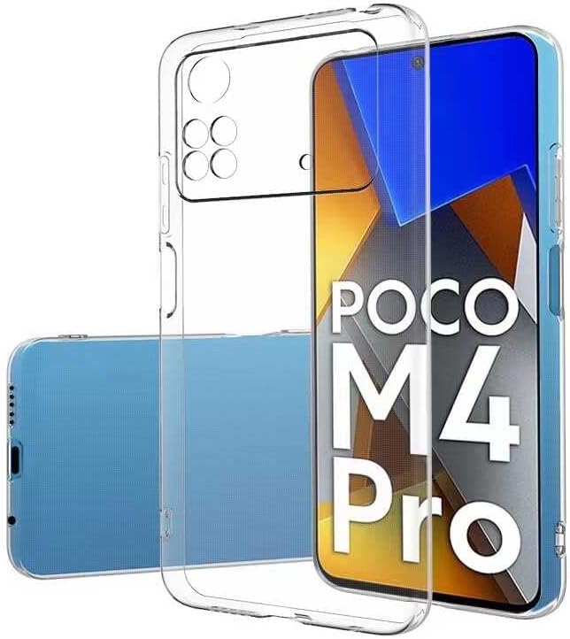 Xioami ile uyumlu Poco M4 Pro 4G Kılıf Süper Silikon Kapak Renksiz