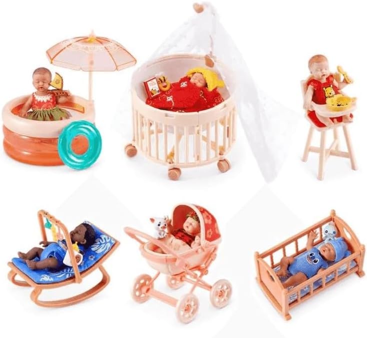 Alternative view of ZURU My Mini Baby  Sürpriz Kapsül, Seri 1, Stitch, Moana ve Winnie the Pooh Temalı, 6 Model, 3 Yaş ve Üzeri, Mini Bebek Figürü ve Aksesuar Seti