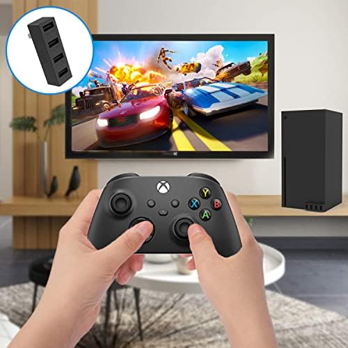 Alternative view of Xbox Serisi X/S için 4 Bağlantı Noktalı USB Hub 2.0, Xbox Serisi X/S Konsolu ile Uyumlu Yüksek Hızlı USB Hub Splitter Genişletme Adaptörü