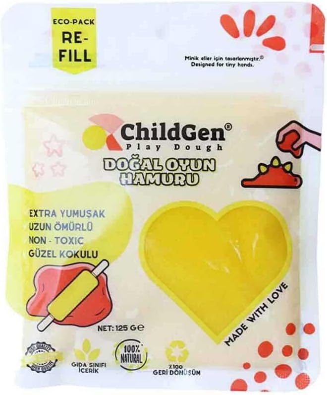 Alternative view of Doğal Oyun Hamuru Sarı Vakumlu Kartuş Paket