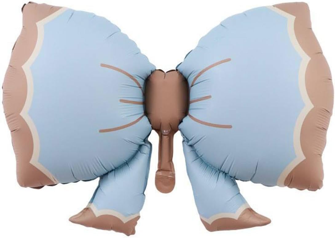Alternative view of Retro Fiyonk Pastel Folyo Balon Büyük Boy Mavi 90-61 Cm
