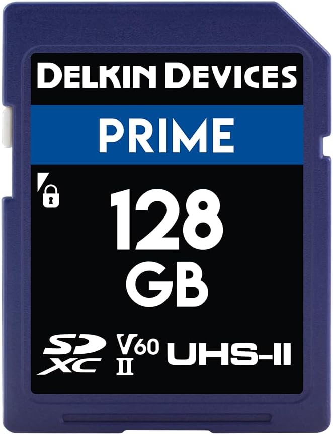 Alternative view of Delkin Devices 128GB Prime SDXC UHS-II (U3/V60) Bellek Kartı