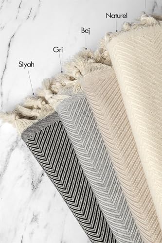 Alternative view of DENİZLİ CONCEPT Trendy Koltuk Örtüsü Bej 170 x 300