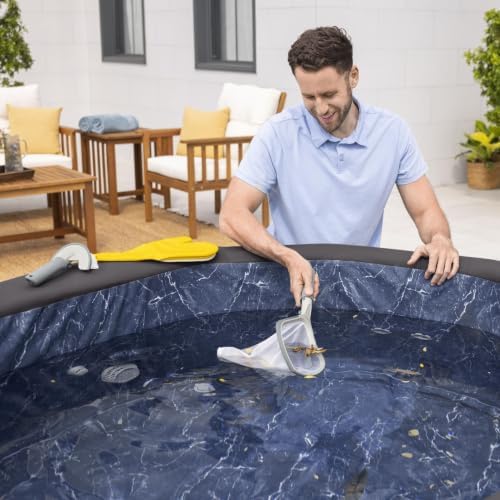 – Temizlik Seti Lay–Z Spa – 3 adet – Ağ – Temizleme fırçası – Ovma eldiveni - Görsel 3