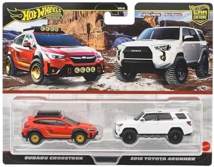 JBK98 Premium 2'li Paket Subaru Crosstrek / 2018 Toyota 4Runner Araç Oyuncağı Mini Araba 3 Yaş ve Üzeri Çoklu - Görsel 3