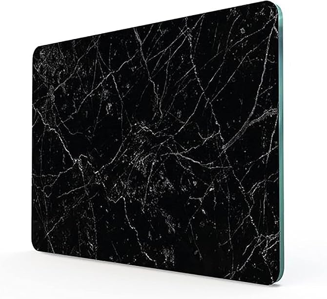 Alternative view of Cam Kesme Tahtası Panosu 25 X 35 Kırılmaya Isıya Çizilmeye Dayanıklı Antibakteriyel Doğal Kesme Tablası Siyah Mermer Design