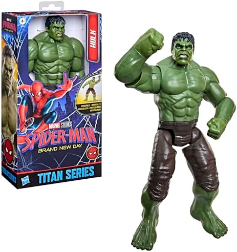 Alternative view of Spider-Man: Yepyeni Bir Gün Titan Serisi Hulk Aksiyon Figürü, 4 Yaş ve Üzeri Çocuklar için 29,7 cm Süper Kahraman Oyuncakları