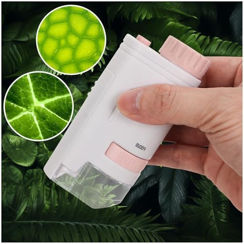 Alternative view of Mini El Mikroskopu, 200X Büyütme Kapasitesi, LED Işıklı Tasarım, HD Yüksek Görüntü Kaliteli, Tek Elle Rahat Kullanımlı, Hafif ve Kompakt Tasarımlı, Eğlenceli ve Öğretici Mini El Keşif Mikroskopu