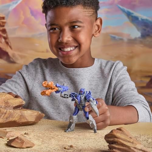 CYBERWORLD Galvatron Zırhlı Siber Değiştiriciler 10 cm Aksiyon Figürü, Ejderha Moduna Hızlı Değişim, Erkek ve Kız 6 Yaş ve Üzeri için Robot Oyuncakları - Görsel 3