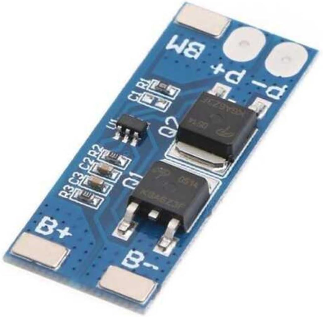 Alternative view of 2S 8A li-ion 7.4V 8.4V BMS
