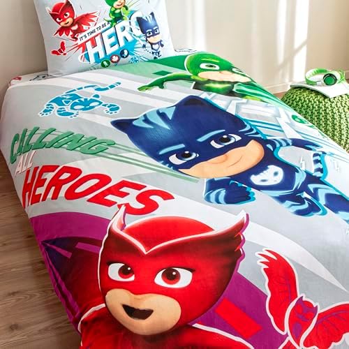 Alternative view of PJ Masks Super Team Standart Pamuk Nevresim Takımı, Çok Renkli, Tek Kişilik