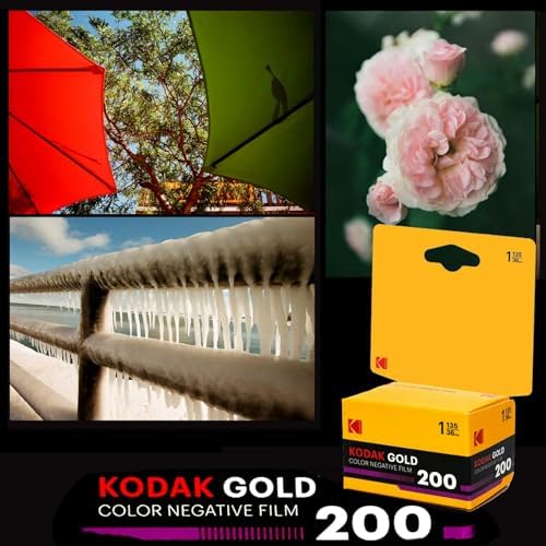 Alternative view of Gold200 Kart 35mm 36 Poz Renkli Negatif Analog Fotoğraf Filmi (135) ISO 200 Gün ışığı Retro 1980S