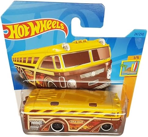 Alternative view of - Surfin´School Bus - Surf´s Up 1/5 - HKJ32 - Short Card - Gold Coast Australia - Mattel 2023