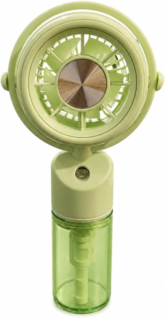 Alternative view of Mini El Tipi Fan Su Buharlı Serinletici Fan, USB Type-C Şarjlı, 3 Kademeli Hız Ayarlı, Taşınabilir Elektrikli Fan, Nemlendirici Püskürtmeli Portatif Fan, Ofis, Seyahat, Araç ve Günlük Kullanım İçin
