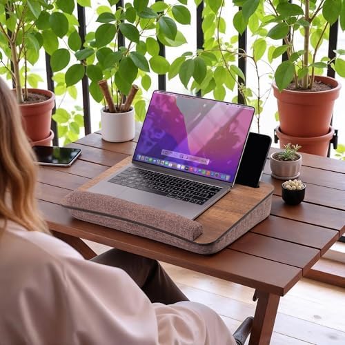 Alternative view of -LS013 Minderli Laptop Sehpası (Ceviz)