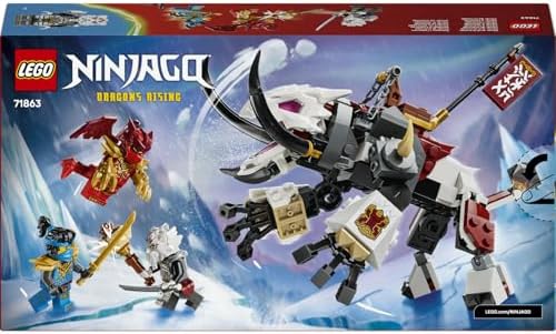 Zilvar ve Ejderha Canavar Grimtak 71863-7 Yaş ve Üzeri Çocuklar için Nya, Zilvar ve Ejderha Formunda Kai Minifigür İçeren Yaratıcı Oyuncak Yapım Seti, Hediye Fikri (232 Parça) - Görsel 3