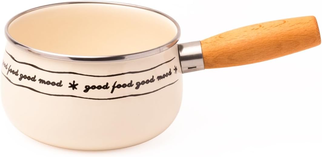 Mood Emaye Sos/Sütlük/Yumurta Tavası 1,3 Litre - 16 Cm (İndüksiyon Dahil Tüm Ocaklara Uygun)
