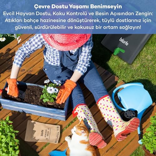 Bokashi Kepeği 1 kg, İç ve Dış Mekan Kompost Kovaları için Hızlı ve Kolay Kompost Başlatıcı - Görsel 3