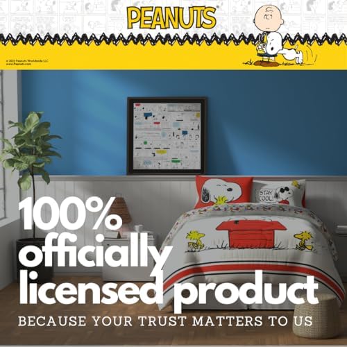 Alternative view of Franco Peanuts Classic Pals Süper Yumuşak Yorgan ve Çarşaf Seti, 5 Parça Tam Boy, (Resmi Lisanslı Ürün) Koleksiyon Ürünleri