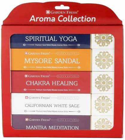 Garden Fresh Aroma Collection Tütsü Seti (Premium Hand Rolled Collection Incense Sticks) - Görsel 3
