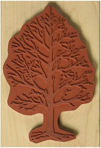 Alternative view of Judikins Kauçuk Damga, 10x7 cm, Kış Ağacı Deseni