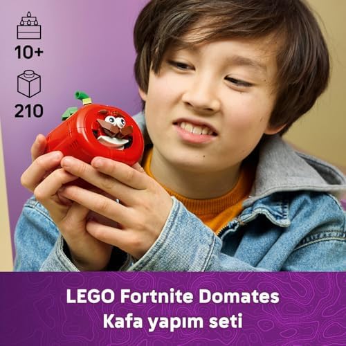 Alternative view of Domates Kafa 77079-10 Yaş ve Üzeri Kız ve Erkek Çocuklar ile Video Oyunu Hayranları için Detaylı Figür İçeren Yaratıcı Oyuncak Yapım Seti, Dekoratif Hediye Fikri (210 Parça)