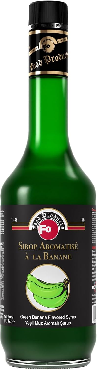 Yeşil Muz Aromalı Şurup 700 ml