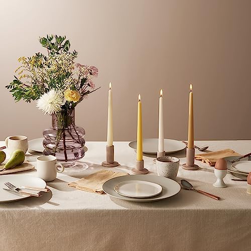 Bolsius Düz sivri mum – sarı – 4 adet kartonda – dekoratif ev mumu – yanma süresi 7 saat – parfümsüz – doğal bitkisel bal mumu içerir – palmiye yağı içermez – 24,5 cm - Görsel 2