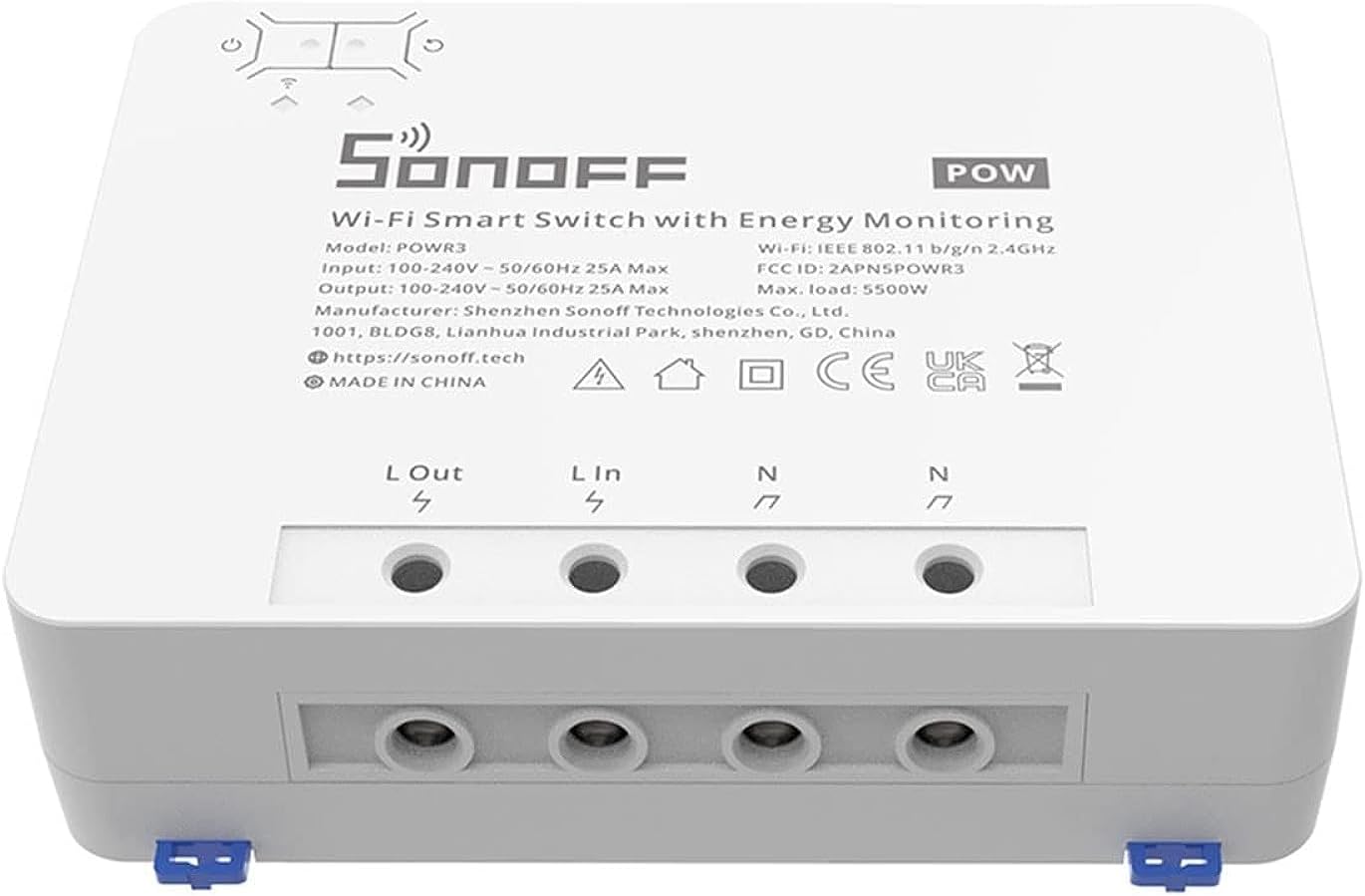 Alternative view of Sonoff Pow R3 25ah Akıllı Enerji Ölçer Röle