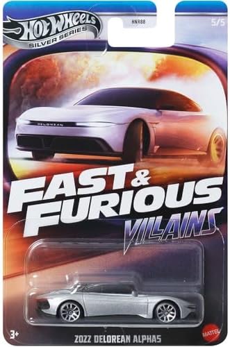 Collector Fast & Furious 2022 Delorean ALPHA5 koleksiyoncular için - Görsel 3