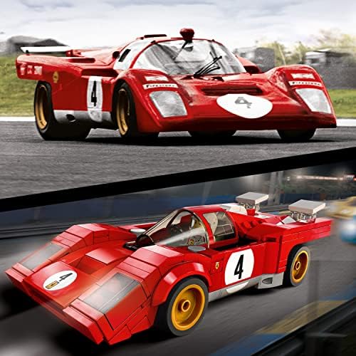 Speed Champions 1970 Ferrari 512 M 76906-8 Yaş ve Üzeri Çocuklar için Harika bir Yarış Arabası Modeli Yapım Seti (291 Parça)