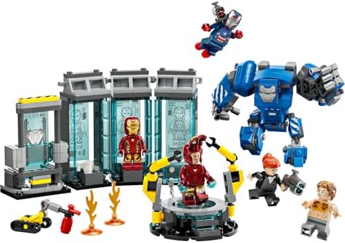 Alternative view of ǀ Iron Man’in Laboratuvarı: Zırh Salonu 76315-8 Yaş ve Üzeri Çocuklara Süper Kahraman Minifigürü İçeren Oyuncak Yapım Seti, Doğum Günü Hediyesi Fikri (384 Parça)