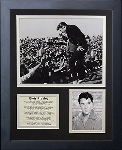 Alternative view of Efsanevi ölüm asla Elvis Presley Live çerçeveli fotoğraf kolajı, 11 x 35,6 cm