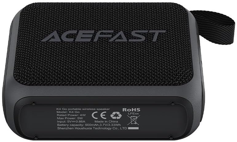 Alternative view of Acefast K4 Go 5W Taşınabilir Kablosuz Hoparlör - 8 Saat Kullanım - IPX7 Su Geçirmezlik - K4