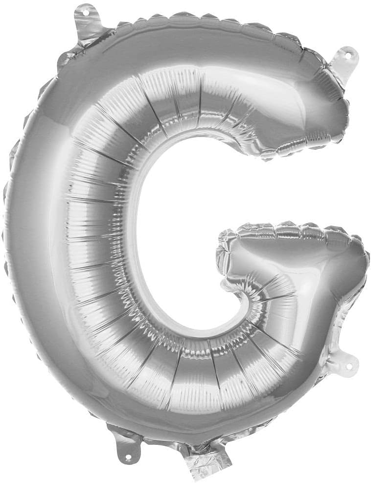 Alternative view of G Harfi 16 İnç Gümüş Renk Folyo Balon 36 CM (Gümüş)