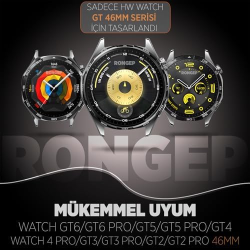 Alternative view of ile Uyumlu Mountain Loop 22mm Kordon GT6/GT6 Pro/GT5/GT5 Pro/GT4/GT3/GT3 Pro/GT2/GT2 Pro 46mm için Terleme Karşıtı GT6 Kordon Metalik Bağlantılı 1.Sınıf Dokuma Kumaş GT6 Kayış