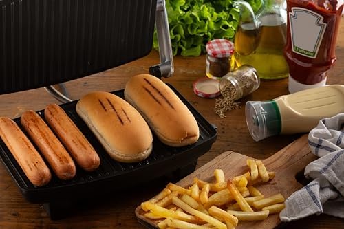 Izgara ve Tost Makinesi 1911/10 - Grill Toast Machine, 1000 Watt, Yapışmaz Çizgili Plaka