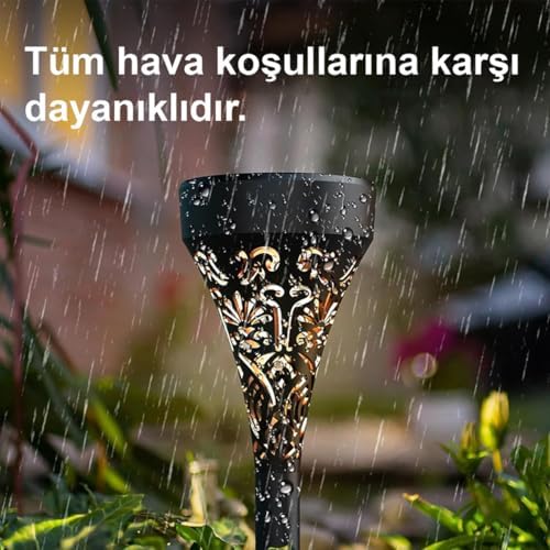 Güneş Enerjili Bahçe/Çim Aydınlatma 6 Adet/GT-SL17N - Görsel 3