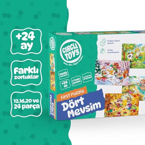 Circle Toys 4 Mevsim Puzzle - Görsel 3
