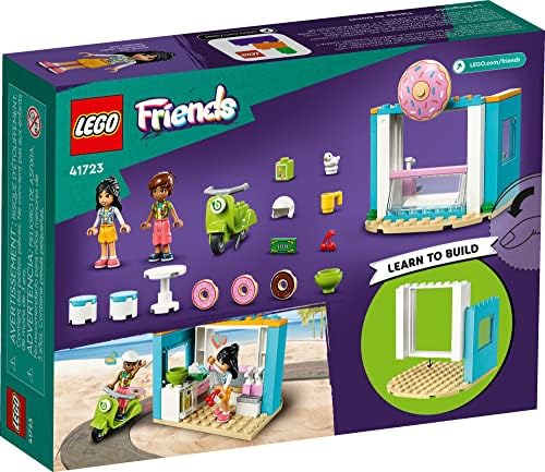 Donut Dükkanı 41723-4 Yaş ve Üzeri Çocuklar için Liann ve Leo Mini Bebekleri İçeren Oyuncak Yapım Seti (63 Parça) - Görsel 3
